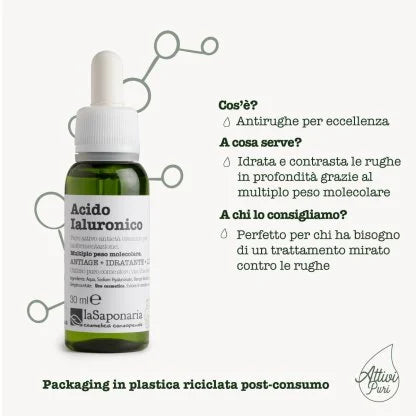 Acido ialuronico - multiplo peso molecolare 30ml