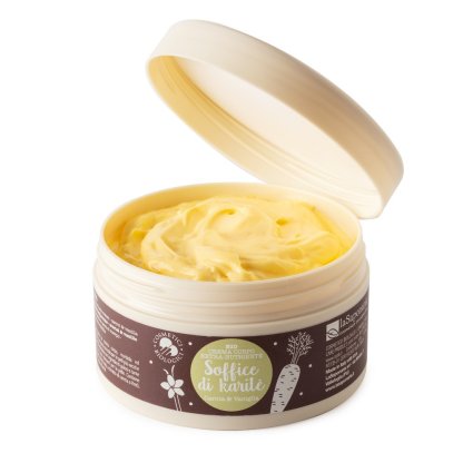 Crema corpo nutriente Carota e Vaniglia - Soffice di Karite 180ml