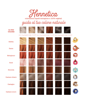 Tinta vegetale castano chiaro