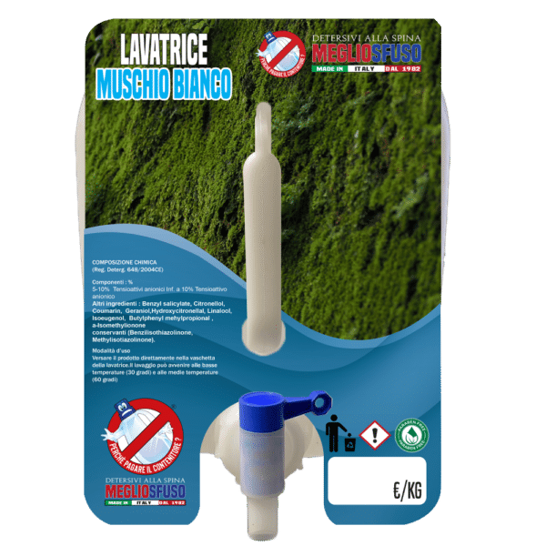 Lavatrice Muschio bianco 1L