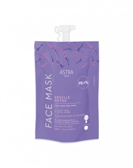 Maschera in crema Argille Detox 30ml - Fino a 3 utilizzi